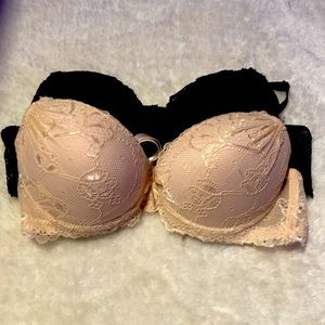 2 push-up bra pack, 34a good condition